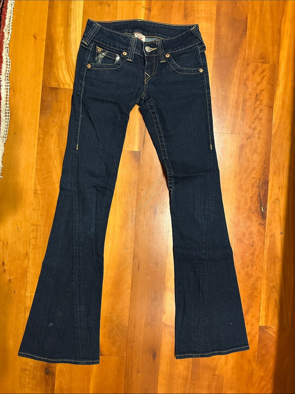 True Religion Dark Blue Flared Jeans